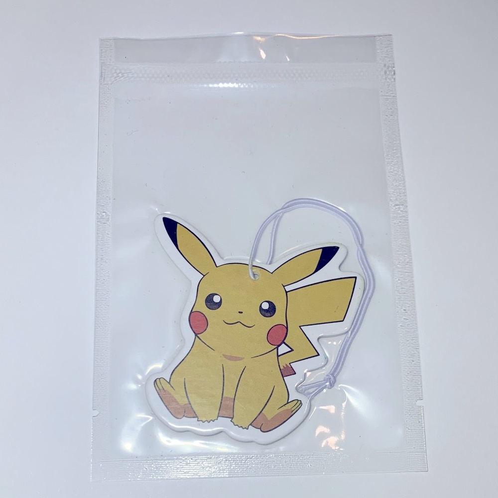 Pokémon Pikachu Air Freshener Tag Sealed New